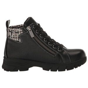 Easy Street Men's Nico Comfort Wave Boots Size 7.5 WW Wide Fit, BLACK